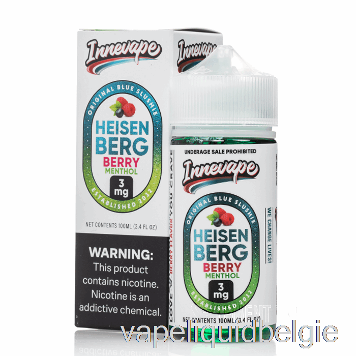 Vape Smaken Heisenberg Bes Menthol - Innevape - 100ml 0mg